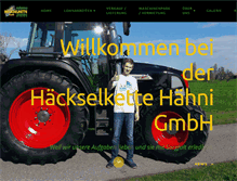 Tablet Screenshot of haehni-haeckselkette.ch